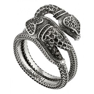 New! Gucci Garden Snake Ring Sterling Silver